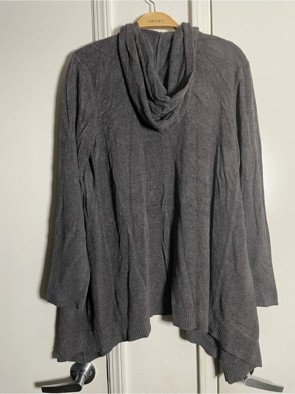Barefoot Dreams CozyChic Hooded Cardi Sweater with Pockets